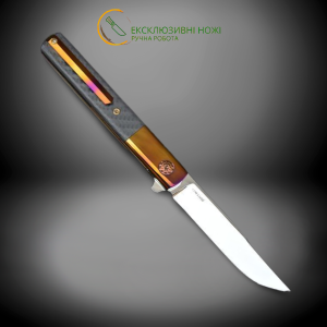 GOR III ексклюзивний складний ніж ручної роботи майстра студії ANDROSHCHUK KNIVES, купити замовити в Україні (Сталь - CPM® S125V™)